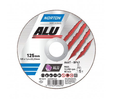 Norton Alu / Aluminium отрезные диски по алюминию